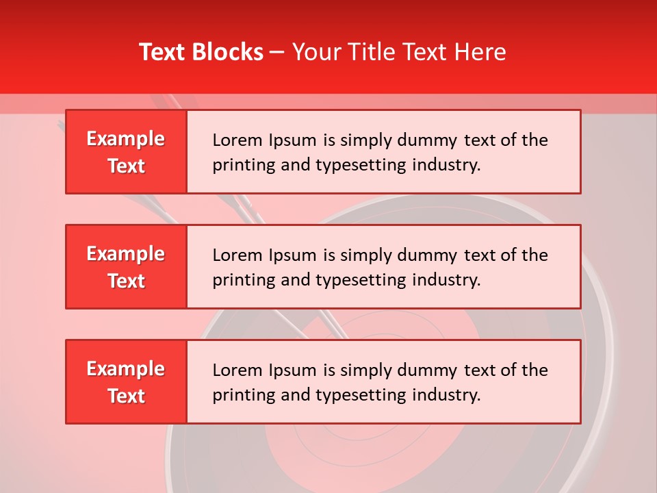 Advantage Arrow Job PowerPoint Template