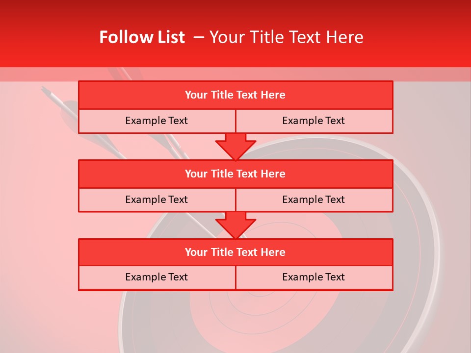 Advantage Arrow Job PowerPoint Template