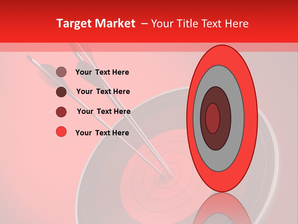 Advantage Arrow Job PowerPoint Template