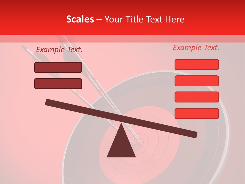 Advantage Arrow Job PowerPoint Template