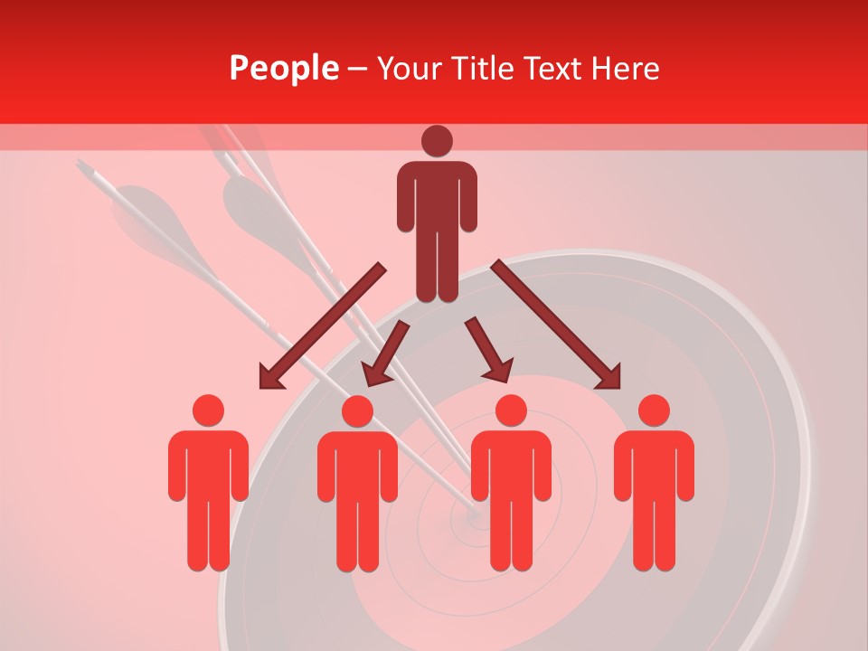 Advantage Arrow Job PowerPoint Template