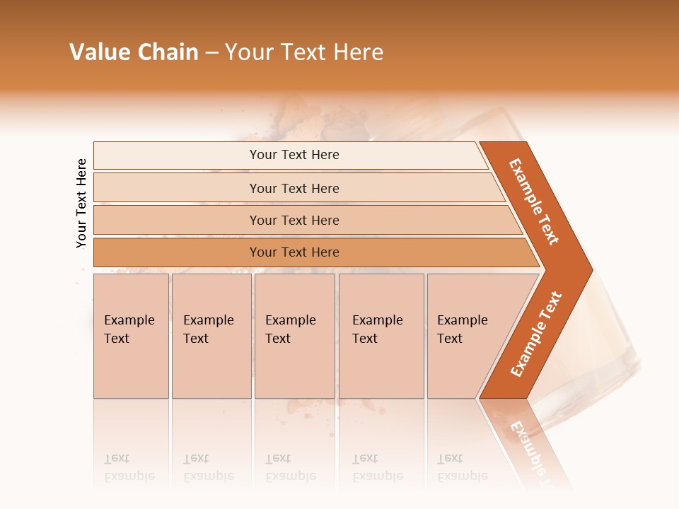 Color Swatch Beige Face Powder PowerPoint Template