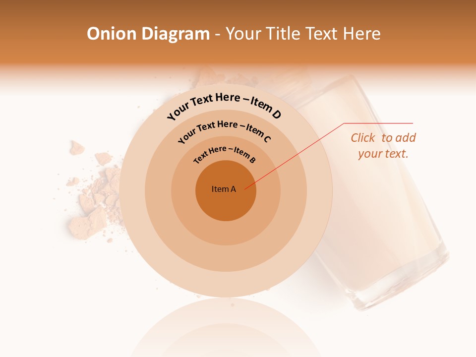 Color Swatch Beige Face Powder PowerPoint Template