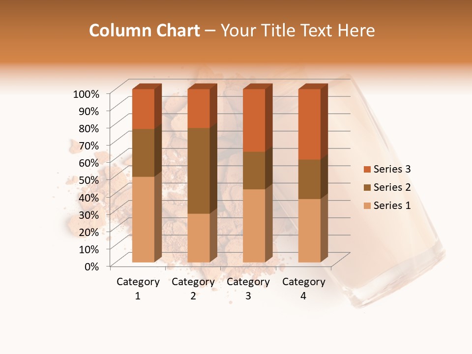 Color Swatch Beige Face Powder PowerPoint Template