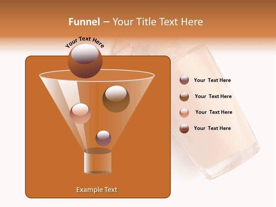 Color Swatch Beige Face Powder PowerPoint Template