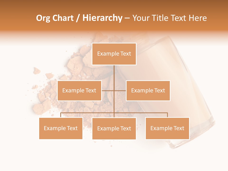 Color Swatch Beige Face Powder PowerPoint Template
