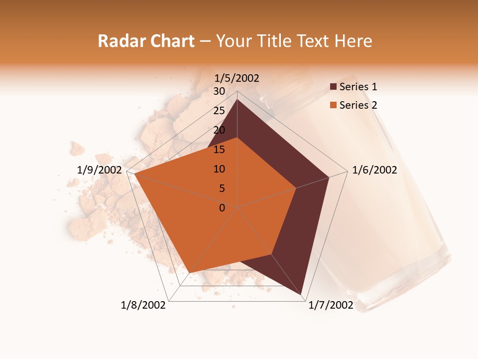 Color Swatch Beige Face Powder PowerPoint Template