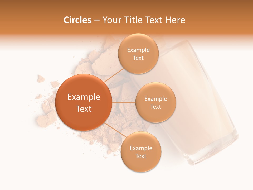 Color Swatch Beige Face Powder PowerPoint Template