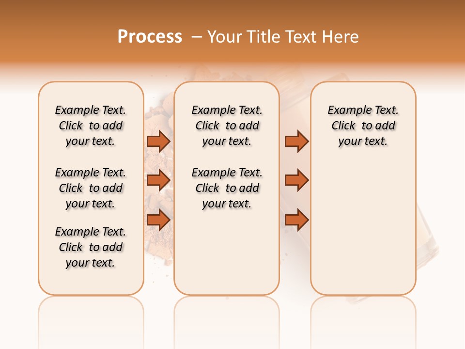 Color Swatch Beige Face Powder PowerPoint Template