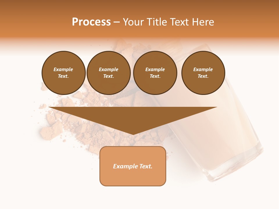 Color Swatch Beige Face Powder PowerPoint Template