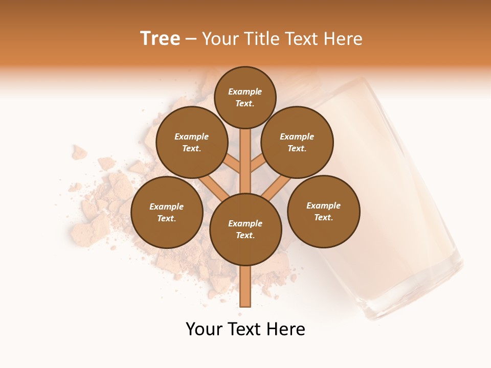 Color Swatch Beige Face Powder PowerPoint Template