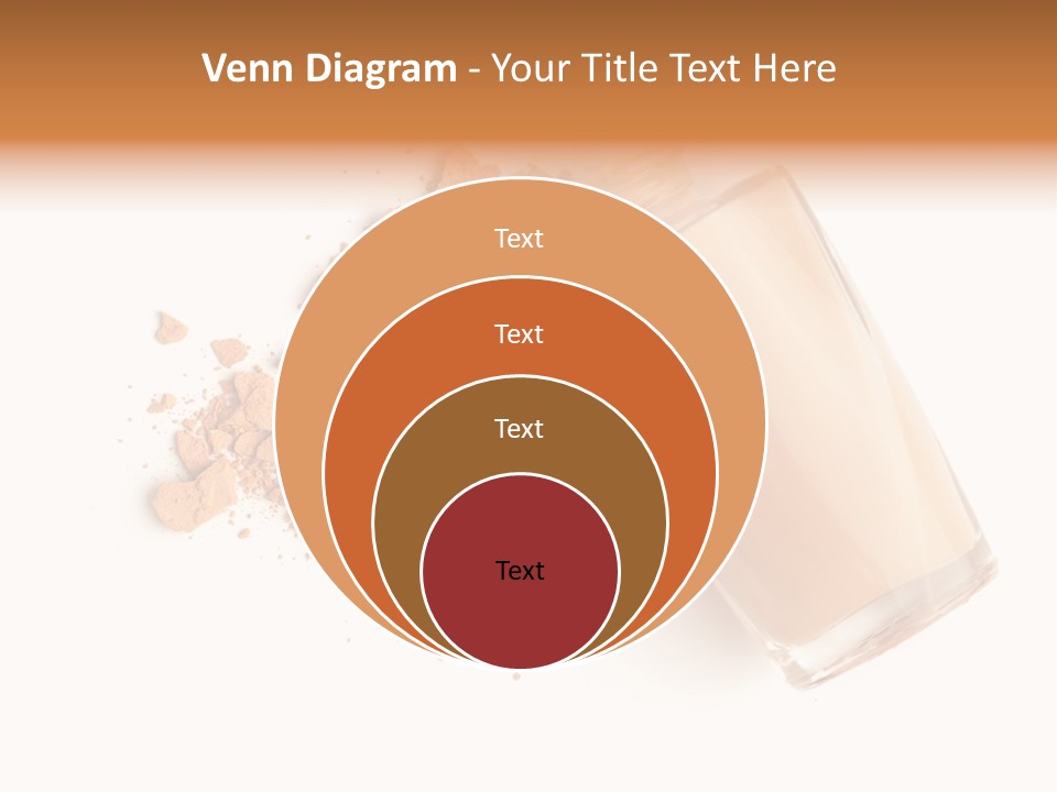 Color Swatch Beige Face Powder PowerPoint Template