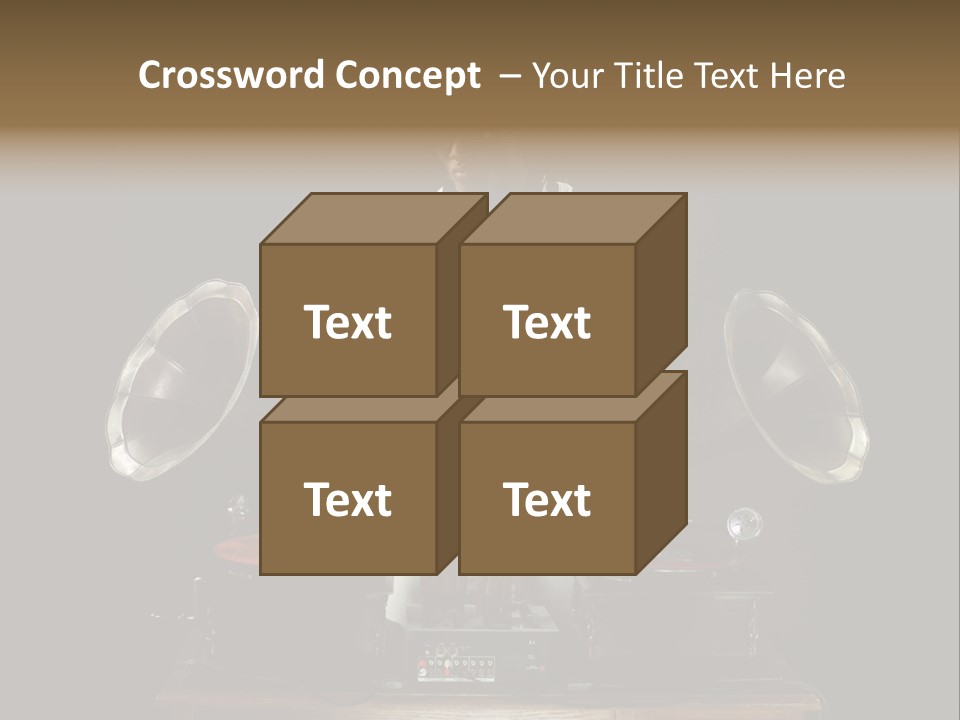 Hedonistic Classic Audio PowerPoint Template
