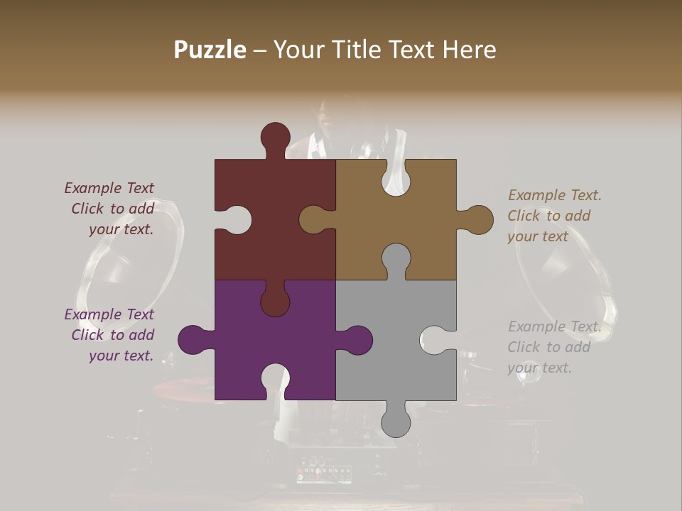 Hedonistic Classic Audio PowerPoint Template