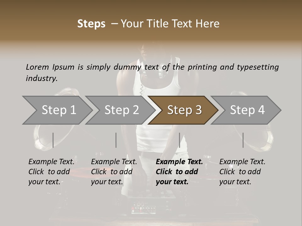 Hedonistic Classic Audio PowerPoint Template