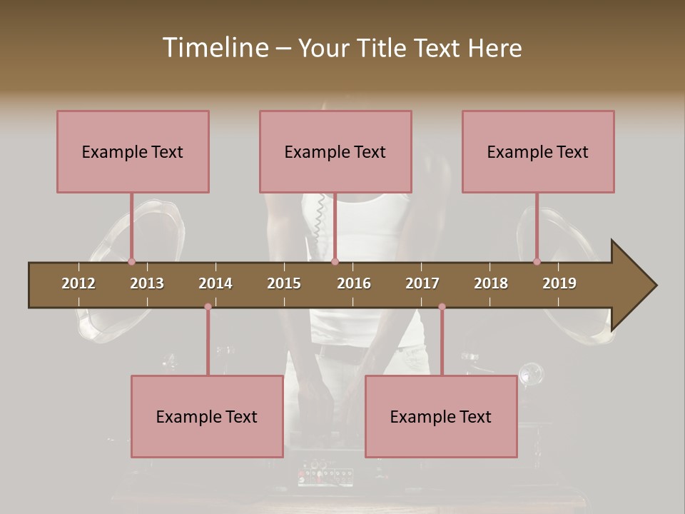 Hedonistic Classic Audio PowerPoint Template