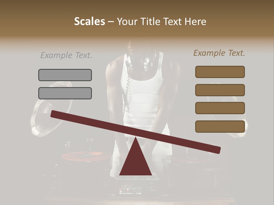 Hedonistic Classic Audio PowerPoint Template