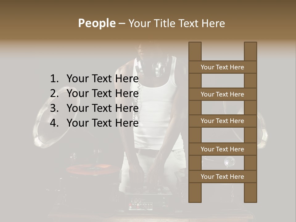 Hedonistic Classic Audio PowerPoint Template