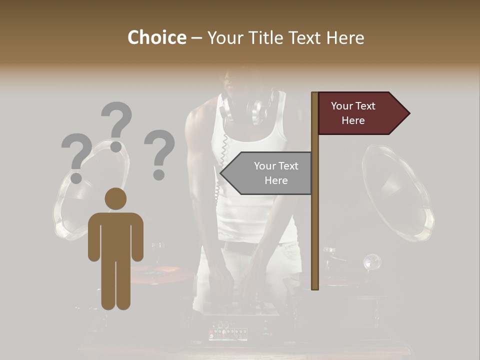 Hedonistic Classic Audio PowerPoint Template
