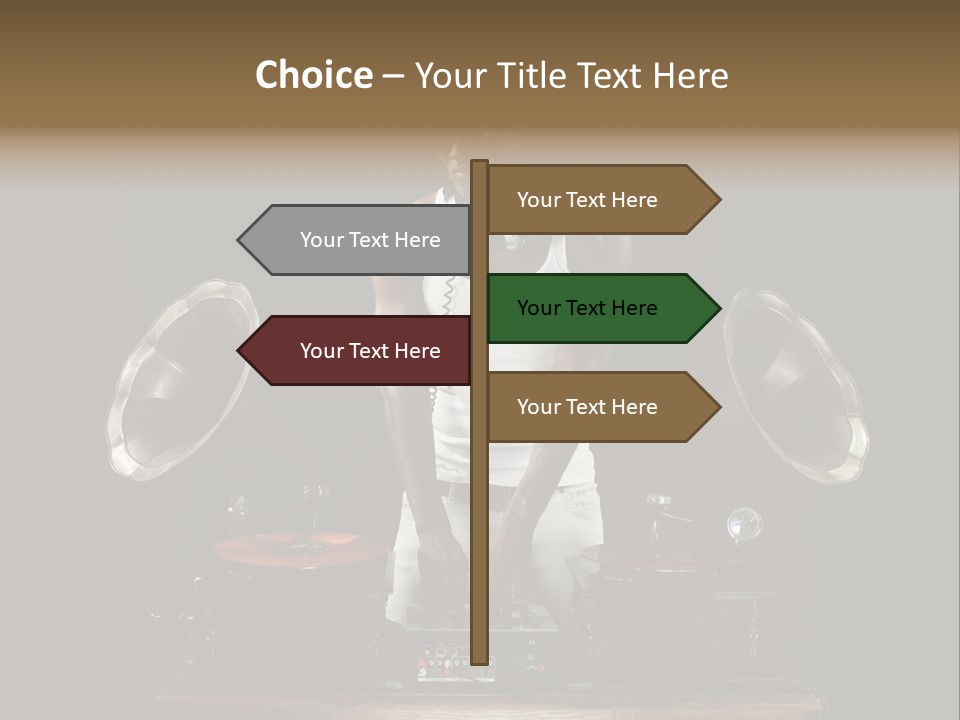 Hedonistic Classic Audio PowerPoint Template