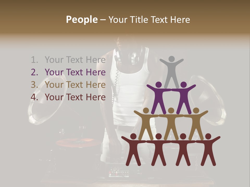 Hedonistic Classic Audio PowerPoint Template