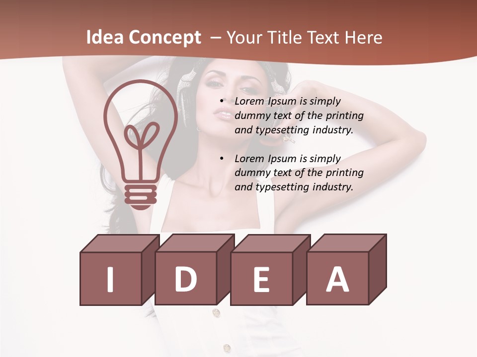 Image Disco Human PowerPoint Template