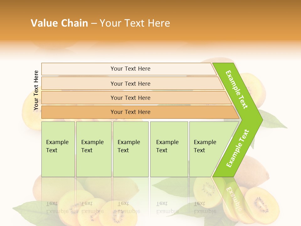 Isolated Food Gold PowerPoint Template