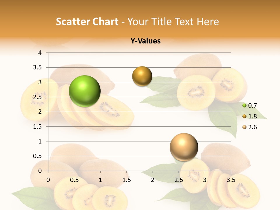 Isolated Food Gold PowerPoint Template