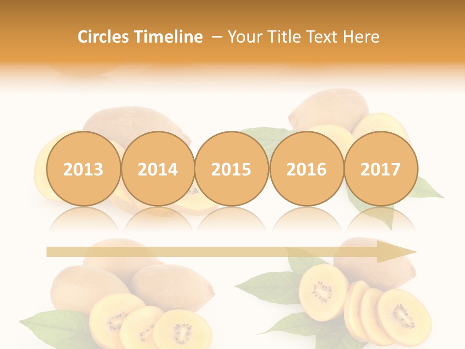 Isolated Food Gold PowerPoint Template