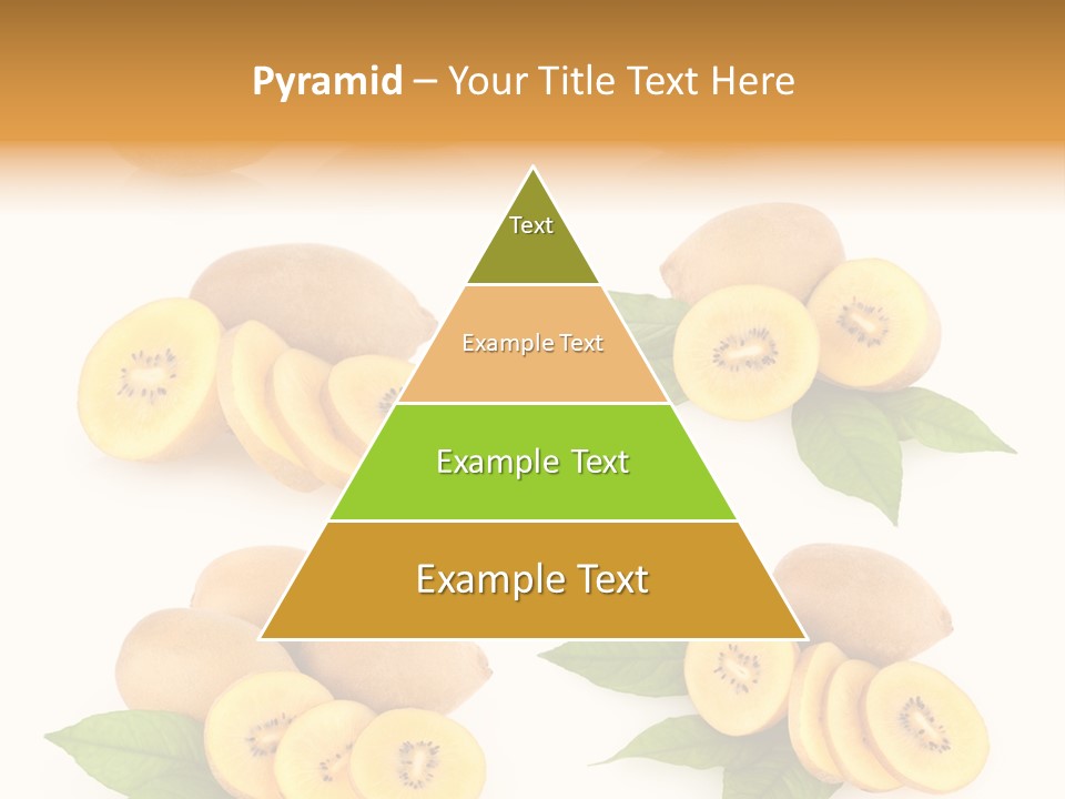 Isolated Food Gold PowerPoint Template