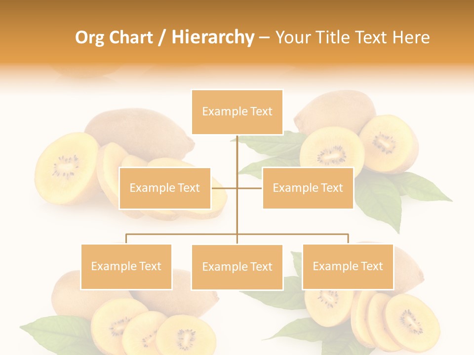 Isolated Food Gold PowerPoint Template