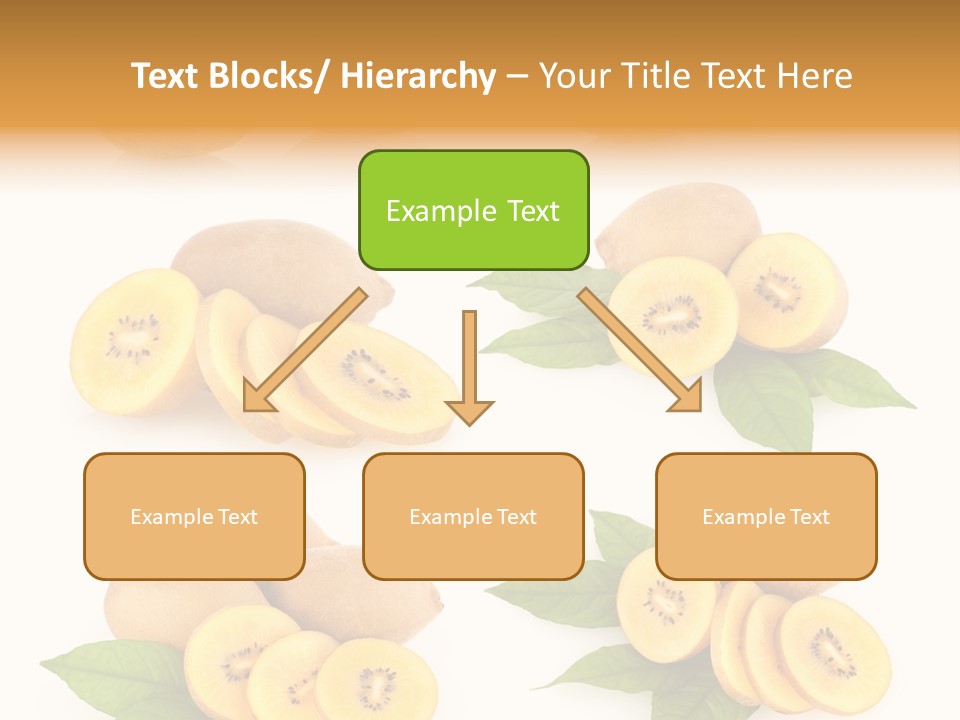 Isolated Food Gold PowerPoint Template