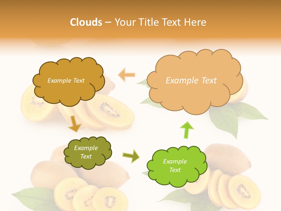 Isolated Food Gold PowerPoint Template