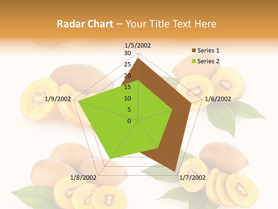 Isolated Food Gold PowerPoint Template