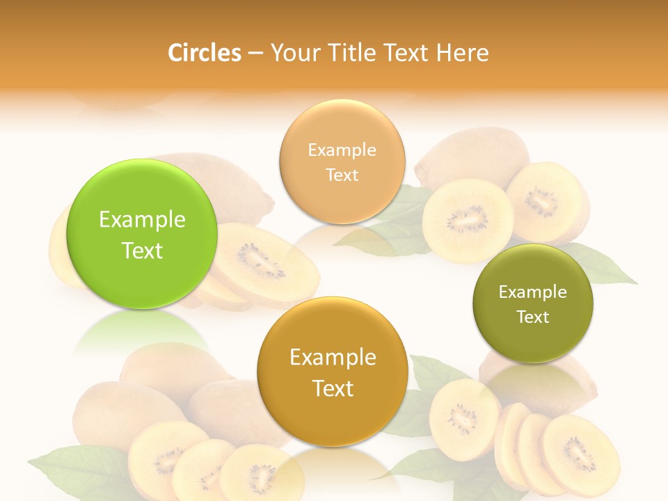 Isolated Food Gold PowerPoint Template