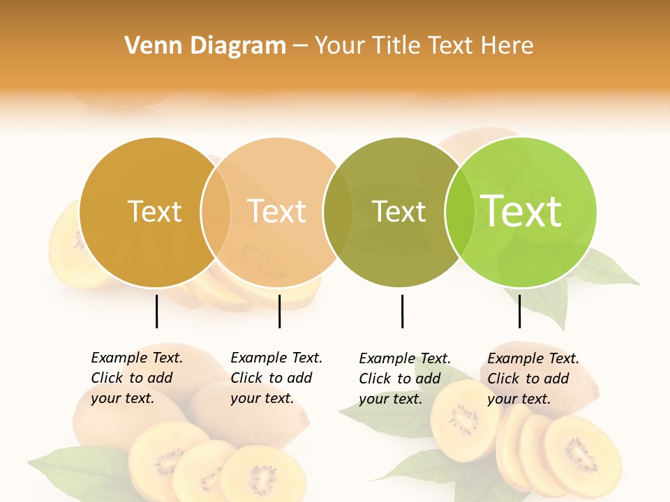 Isolated Food Gold PowerPoint Template