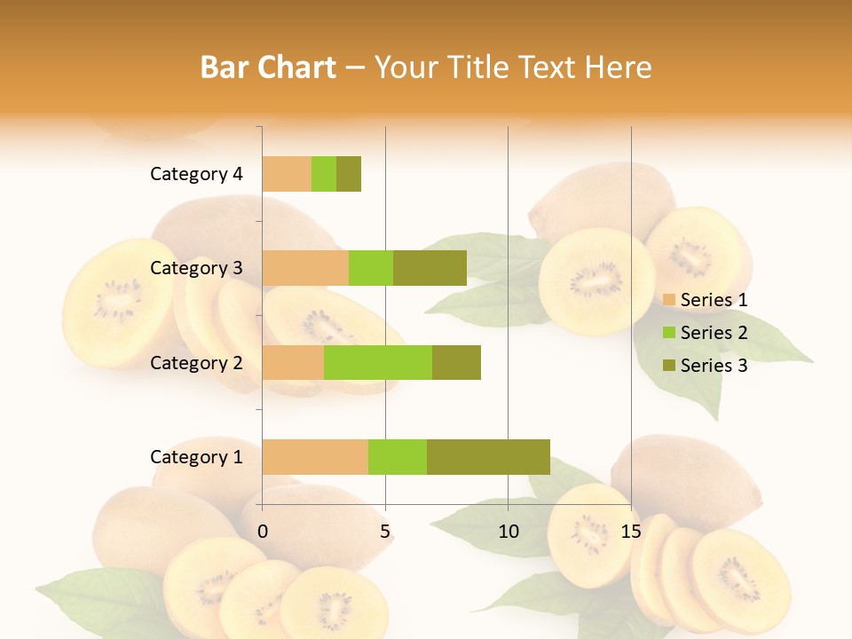 Isolated Food Gold PowerPoint Template