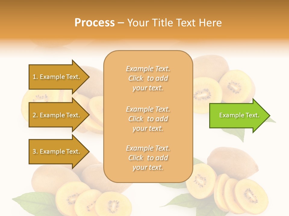 Isolated Food Gold PowerPoint Template