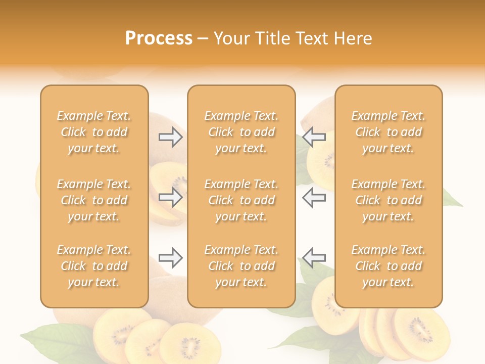 Isolated Food Gold PowerPoint Template