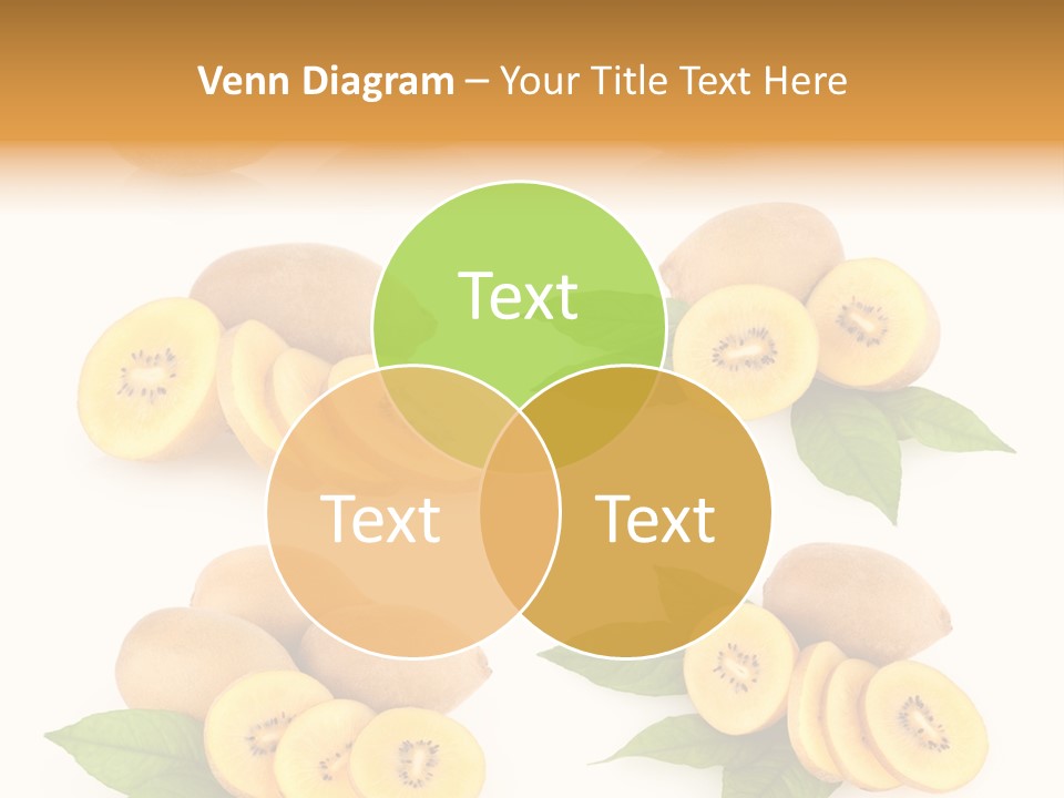 Isolated Food Gold PowerPoint Template