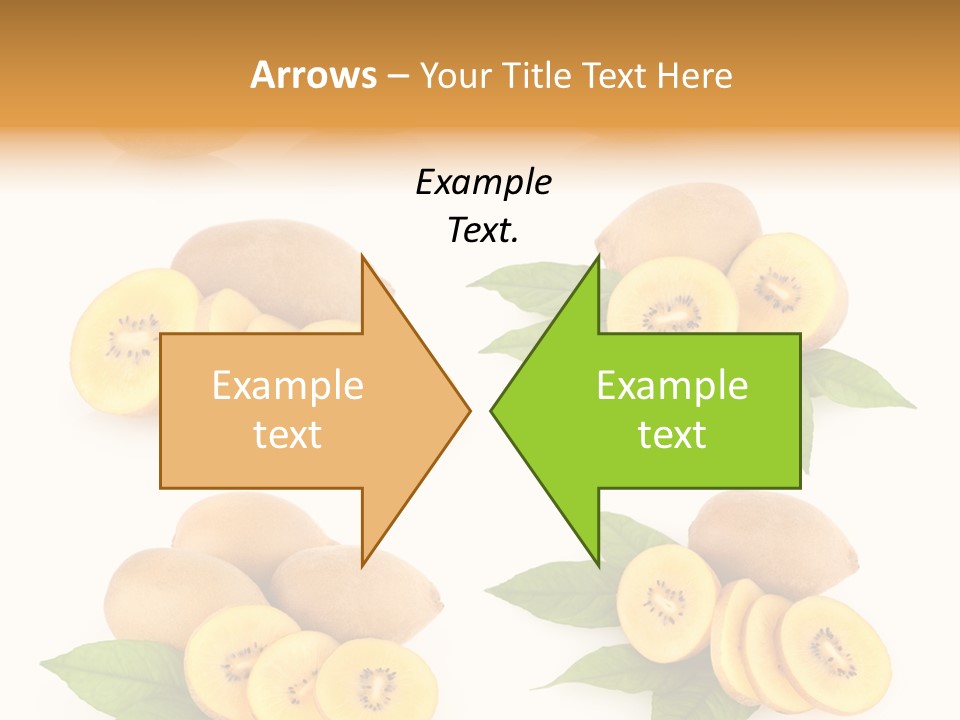 Isolated Food Gold PowerPoint Template