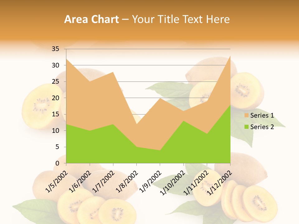 Isolated Food Gold PowerPoint Template