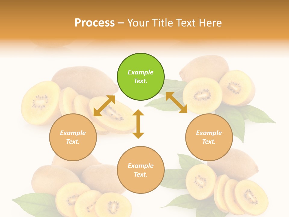 Isolated Food Gold PowerPoint Template