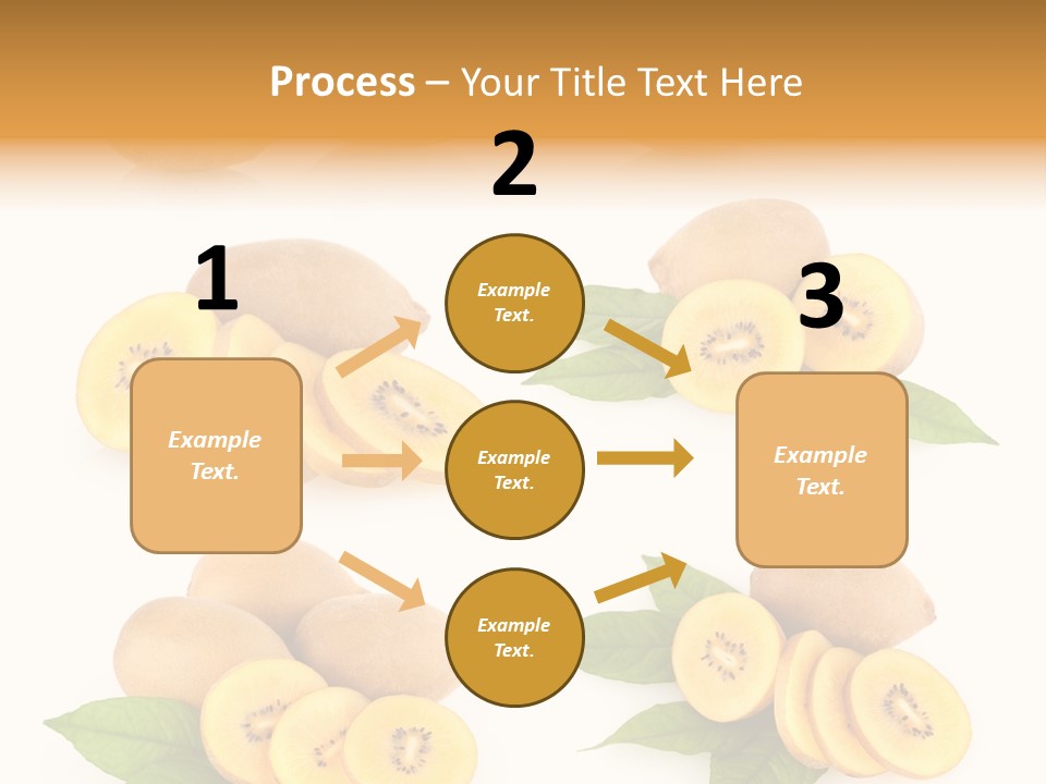 Isolated Food Gold PowerPoint Template