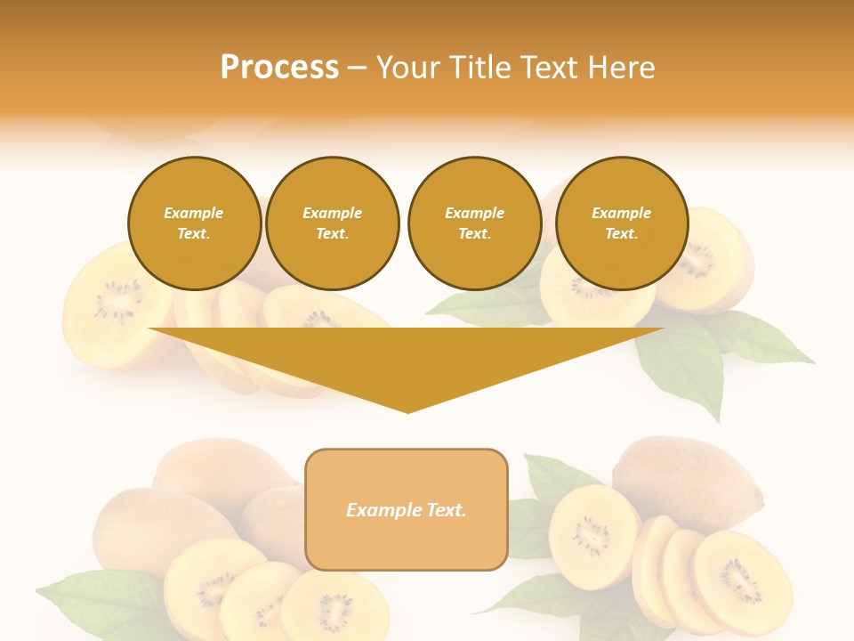 Isolated Food Gold PowerPoint Template