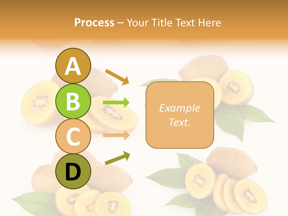 Isolated Food Gold PowerPoint Template