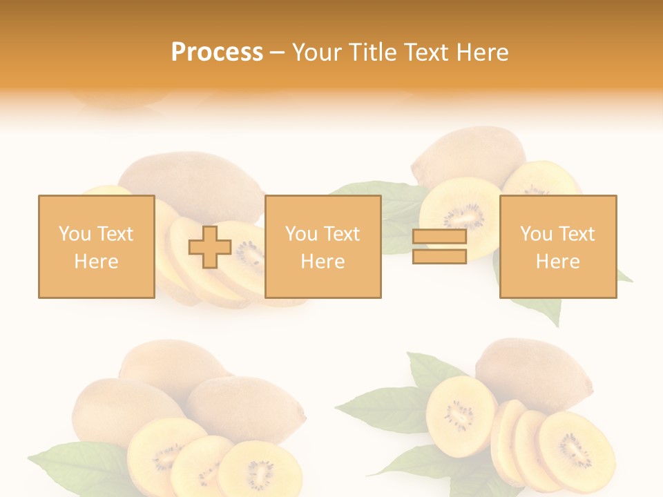 Isolated Food Gold PowerPoint Template