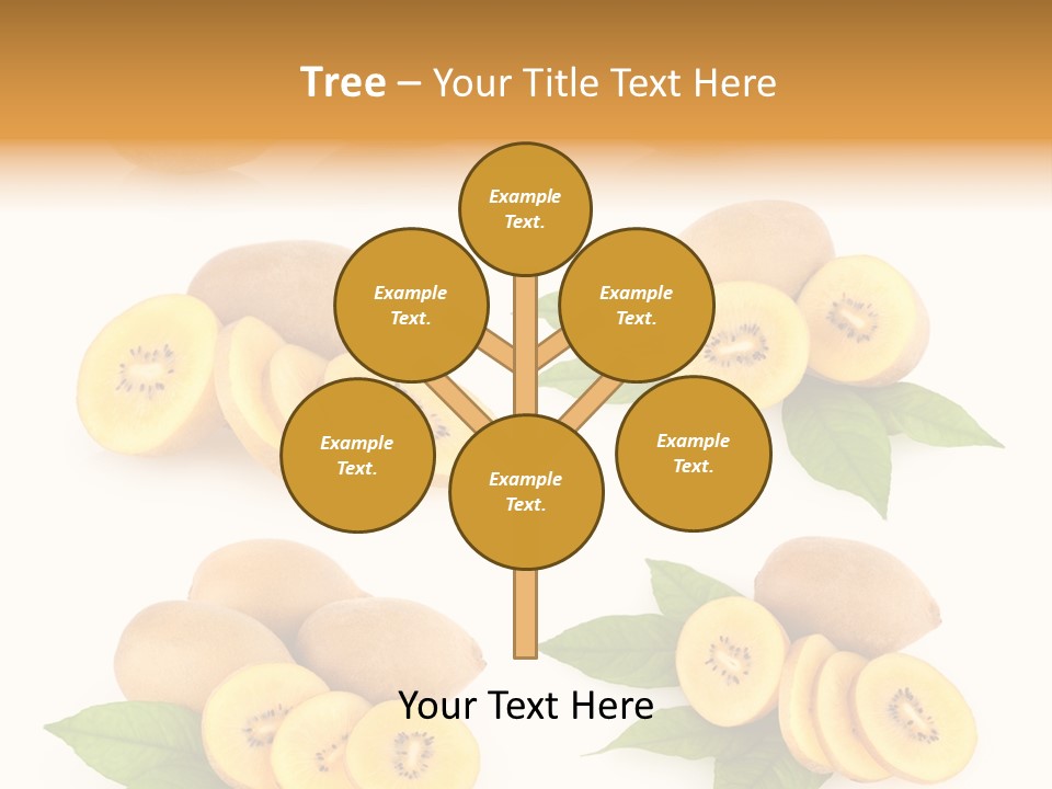 Isolated Food Gold PowerPoint Template