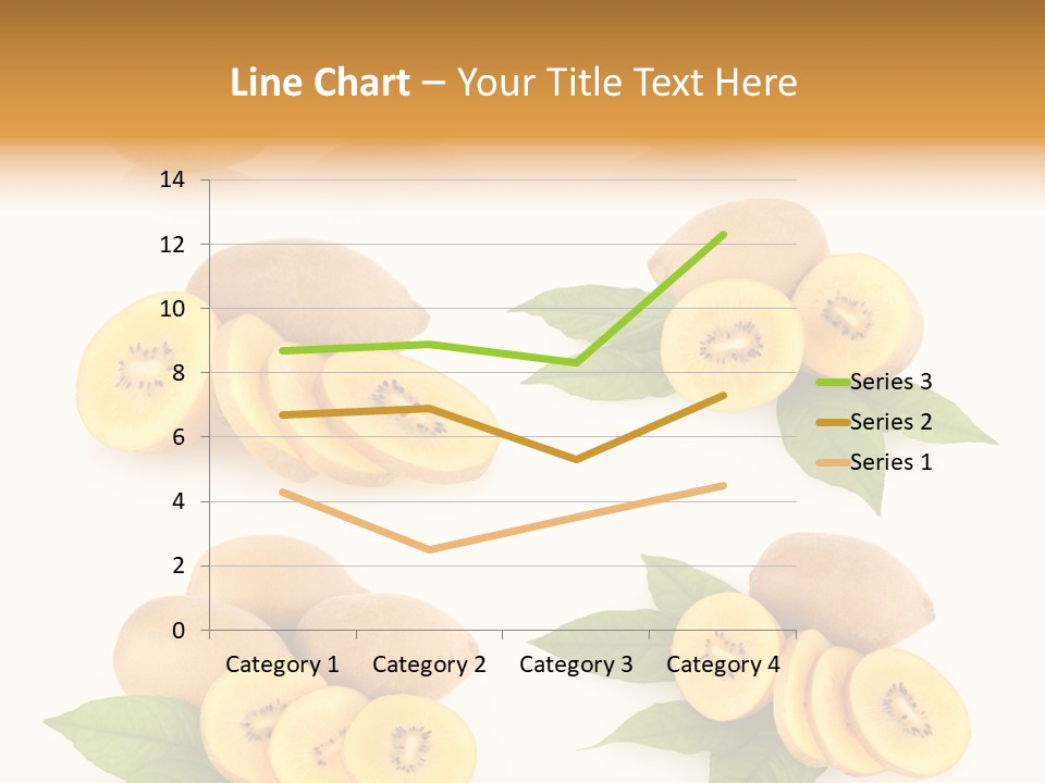 Isolated Food Gold PowerPoint Template