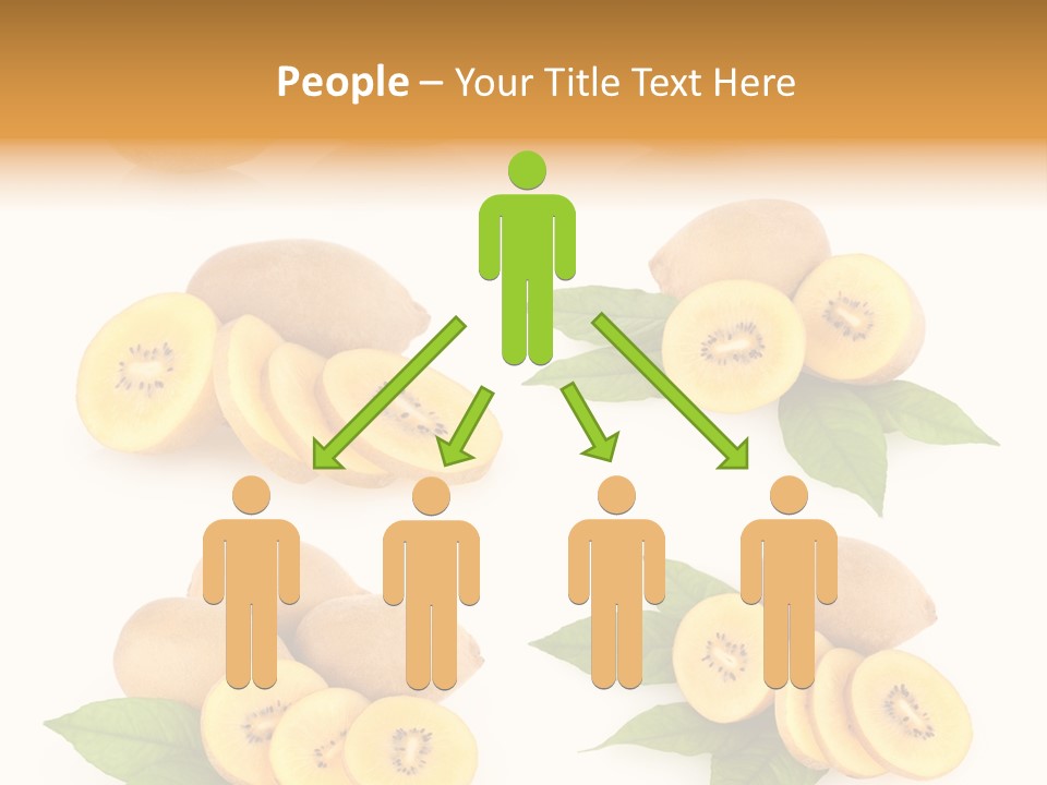 Isolated Food Gold PowerPoint Template